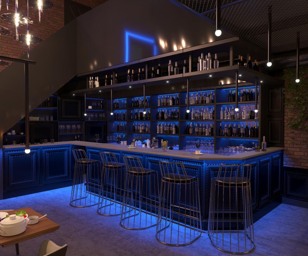 7 Luxurious Basement Bar Design Ideas